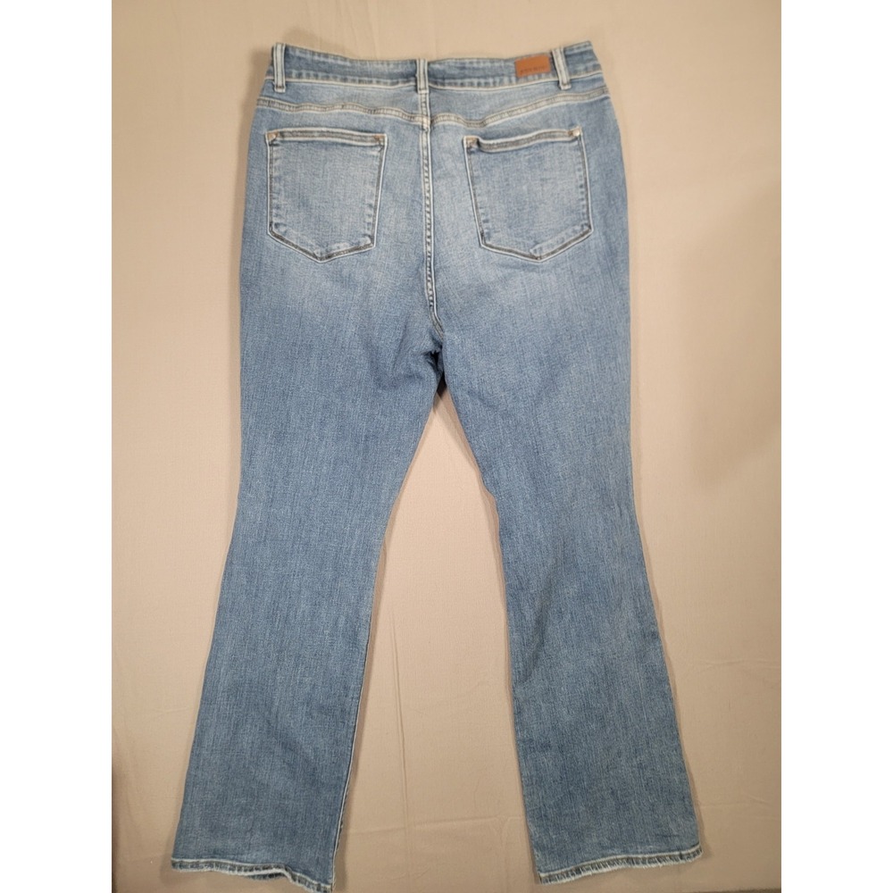 Judy Blue Jeans Women 18W High Rise Bootcut Distressed Stretch Denim Medium Wash - Picture 4 of 11